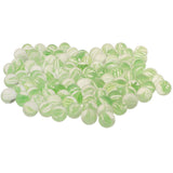 Maxbell Maxbell 100Pcs 16mm Marbles Ball Glass Beads for Chinese Checkers Game Toy Green