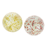 2Pcs 35mm Glass Marble Balls, Perfect for Vase, Landscapes, Fish Tank Aquariums, Collection, Novelties, Party Favors - Aladdin Shoppers