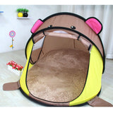 Maxbell Non-slip Oval Plush Play Mat / Rug for Kids Baby Crawling Rugs Carpet Indoor Outdoor Play Tent Pad Soft & Thick - Brown - Aladdin Shoppers