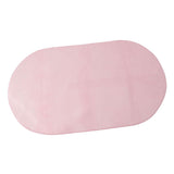 Maxbell Non-slip Oval Coral Velvet Play Mat / Rug for Kids Baby Crawling Rugs Carpet Indoor Outdoor Play Tent House Pad Soft & Thick - Pink - Aladdin Shoppers