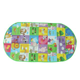 Maxbell Elliptic Baby Toddler EVA Cartoon Pictures Crawling Mat Playhouse Carpet Rug Kids Picnic Camping Play Activity Toy - Aladdin Shoppers