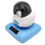 Maxbell Maxbell Cute Solar Powered Dancing Penguin Figure Bobble Toy Home Desk Decor  B