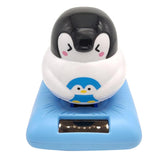 Maxbell Maxbell Cute Solar Powered Dancing Penguin Figure Bobble Toy Home Desk Decor  B