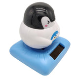 Maxbell Maxbell Cute Solar Powered Dancing Penguin Figure Bobble Toy Home Desk Decor  B