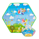 Maxbell Hexagonal Durable Baby Cartoon Crawling Carpet Play Mat Tent Rug Blanket Toy Kids Baby Early Learning Cognition - Aladdin Shoppers