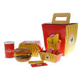 Maxbell Fast Food Durable Pretend Playset Food Hamburger French Fries Variety Toys Gift for Kid Toddlers - Aladdin Shoppers