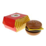 Maxbell Fast Food Durable Pretend Playset Food Hamburger French Fries Variety Toys Gift for Kid Toddlers - Aladdin Shoppers