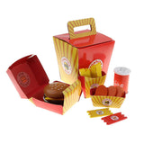 Maxbell Fast Food Durable Pretend Playset Food Hamburger French Fries Variety Toys Gift for Kid Toddlers - Aladdin Shoppers