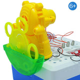 Maxbell Kids DIY Bubble Machine Electronic Discovery Kit, Early Physics Educational Toy for Children - Aladdin Shoppers