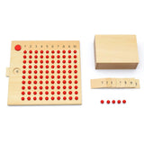 Maxbell Montessori Material Boxed Arithmetic Teaching Aids Educational Wooden Toys for Children Learning Multiplication and Division Mathematics Tools - Aladdin Shoppers