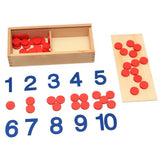 Maxbell Maxbell Baby Montessori Cards Accountants Mathematics Number Education Preschool Toy