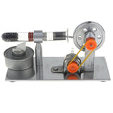 Maxbell Stirling Engine (Flywheel Colorful LED) - Conversion of Heat Energy to Electric Energy - Aladdin Shoppers