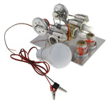 Maxbell Stirling Engine (Double-Cylinder Parallel) - Conversion of Heat Energy to Electric Energy - Aladdin Shoppers