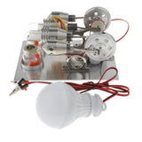 Maxbell Stirling Engine (Double-Cylinder Parallel) - Conversion of Heat Energy to Electric Energy - Aladdin Shoppers