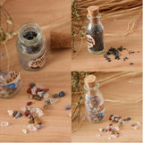 Maxbell Maxbell Mini Gemstone & Mineral Bottle Collection Kit Home Decor Mixed Mineral