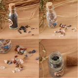 Maxbell Maxbell Mini Gemstone & Mineral Bottle Collection Kit Home Decor Mixed Mineral