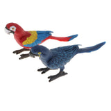 Maxbell Set of 6pcs Macaw Parrot Kookaburra Brid Model Plastic Wildlife Jungle Forest Ocean Animals Action Figure Eduactional Toys Playset - Aladdin Shoppers