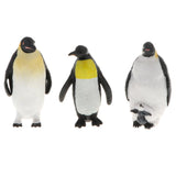 Maxbell Set of 9pcs Penguin Family Model Plastic Wildlife Jungle Forest Ocean Animals Action Figure Eduactional Toys Playset - Aladdin Shoppers