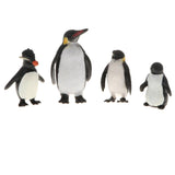 Maxbell Set of 9pcs Penguin Family Model Plastic Wildlife Jungle Forest Ocean Animals Action Figure Eduactional Toys Playset - Aladdin Shoppers