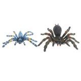 Maxbell Maxbell 4Pcs Plastic Realistic Spider Model Action Figure Toy for Kids Toddlers, Home Decor, Collection