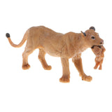 Maxbell 5Pcs Plastic Realistic Lion & Lioness Wild Animal Model Action Figure Doll Toy for Kids Toddlers, Home Decor, Collection - Aladdin Shoppers