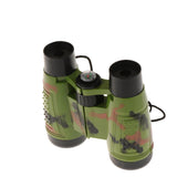 Maxbell 6x30 Kids Binoculars Detective Toy w Strap & Compass Kid Sightseeing Birdwatching Wildlife Outdoors Scenery Indoors Pretend Play Props Gifts - Aladdin Shoppers