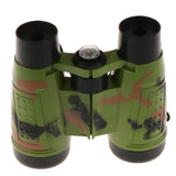 Maxbell 6x30 Kids Binoculars Detective Toy w Strap & Compass Kid Sightseeing Birdwatching Wildlife Outdoors Scenery Indoors Pretend Play Props Gifts - Aladdin Shoppers