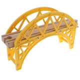 Maxbell Wooden Trains Railway Set Compatible Accessories - Yellow Bridge - Aladdin Shoppers