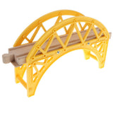 Maxbell Wooden Trains Railway Set Compatible Accessories - Yellow Bridge - Aladdin Shoppers