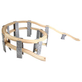 Maxbell Wooden Trains Railway Set Compatible Accessories -Spiral Track - Aladdin Shoppers