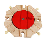 Maxbell Wooden Trains Railway Set Compatible Accessories - Turntable - Aladdin Shoppers