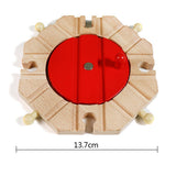 Maxbell Wooden Trains Railway Set Compatible Accessories - Turntable - Aladdin Shoppers