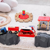 Maxbell Wooden Trains Railway Set Compatible Accessories - Turntable - Aladdin Shoppers