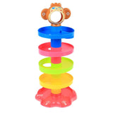 Early Learning Stack Layers Tower Ramp Ball Rolling Set Color Shape Cognitive Toy Gifts - Aladdin Shoppers