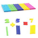 Maxbell Maxbell Kids Math Montessori Toy - Wooden Counting Sticks & Learning Cards In a Box