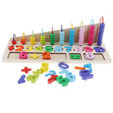 Maxbell Maxbell Wooden 10 Rods Arch Mathematics Calculating Frame Arithmetic Learning Toy A