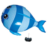 Maxbell Maxbell RC Inflatable Flying Fish Balloon Kids Children Remote Controlled Toy Creative Game Party Favors Birthday Gifts –Blue