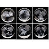 Maxbell Maxbell 80mm Clear Crystal Ball Photography Prop Table Decoration Solar System
