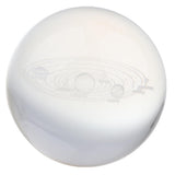 Maxbell Maxbell 80mm Clear Crystal Ball Photography Prop Table Decoration Solar System