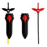 Maxbell High Performance Rapidity Fight Spinning Top Double-Steering Ripcord Launcher -Black - Aladdin Shoppers