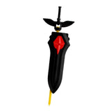 Maxbell High Performance Rapidity Fight Spinning Top Double-Steering Ripcord Launcher -Black - Aladdin Shoppers