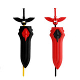 Maxbell High Performance Rapidity Fight Spinning Top Double-Steering Ripcord Launcher -Black - Aladdin Shoppers