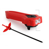 Maxbell High Performance Rapidity Fight Spinning Top Double-Steering Ripcord Launcher -Red - Aladdin Shoppers