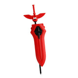Maxbell High Performance Rapidity Fight Spinning Top Double-Steering Ripcord Launcher -Red - Aladdin Shoppers