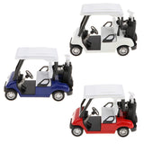 New 1:20 Scale Mini Alloy Pull Back Golf Cart w/ Clubs Diecast Model Vehicle Playset Toy Office Desk Decor Kits –Blue - Aladdin Shoppers