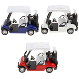 New 1:20 Scale Mini Alloy Pull Back Golf Cart w/ Clubs Diecast Model Vehicle Playset Toy Office Desk Decor Kits –Blue - Aladdin Shoppers