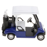 New 1:20 Scale Mini Alloy Pull Back Golf Cart w/ Clubs Diecast Model Vehicle Playset Toy Office Desk Decor Kits –Blue - Aladdin Shoppers