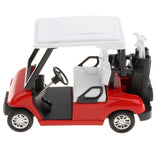 1/20th Diecast Mini Pull Back Golf Cart with Clubs Model Playset Creative Toy Presents Home Office Supplies –Red - Aladdin Shoppers