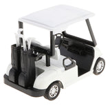 1/20th Diecast Mini Pull Back Golf Cart with Clubs Model Playset Creative Toy Presents Home Office Supplies –White - Aladdin Shoppers