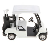 1/20th Diecast Mini Pull Back Golf Cart with Clubs Model Playset Creative Toy Presents Home Office Supplies –White - Aladdin Shoppers